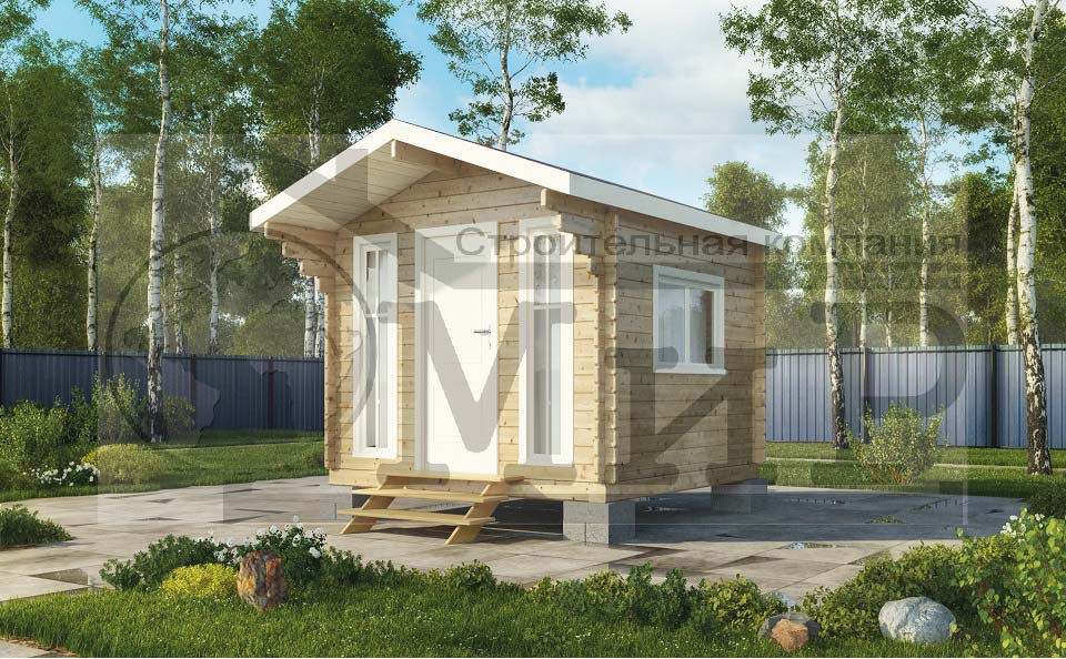 Строительство садовых домов из бруса: дом для сада из бруса под ключ в Москве и МО - DomDomino